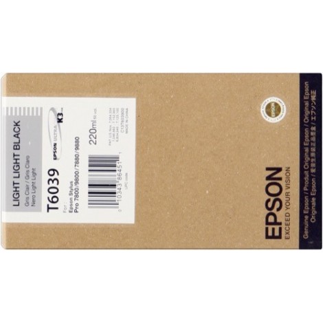 ORIGINAL EPSON T6039 Gris clair