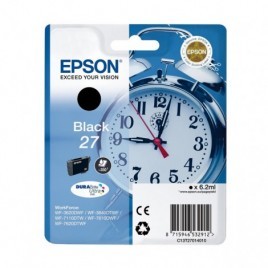 ORIGINAL EPSON T2701 Noire - Réveil - 6.2ml - 350 pages