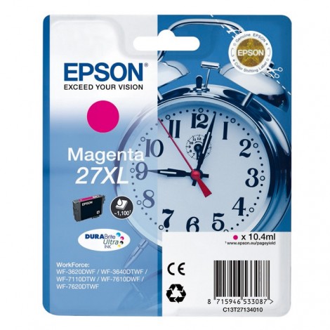 ORIGINAL EPSON T2713 XL Magenta - Réveil - 10.4ml - 1.100 pages