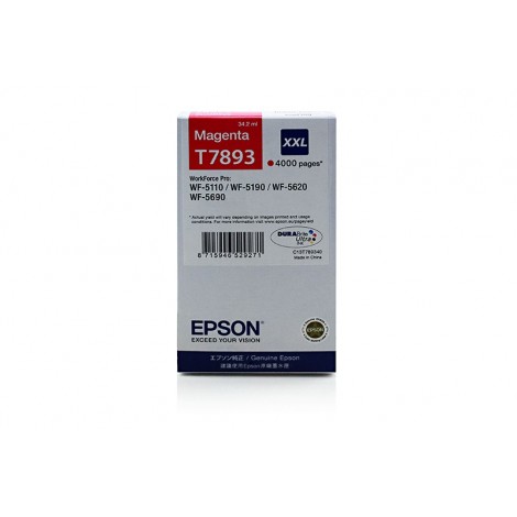 ORIGINAL EPSON T7893 XXL Magenta - 34.2ml - 4.000 pages