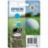 ORIGINAL EPSON T3472 XL Cyan - Balle de Golf - 10.8ml - 950 pages