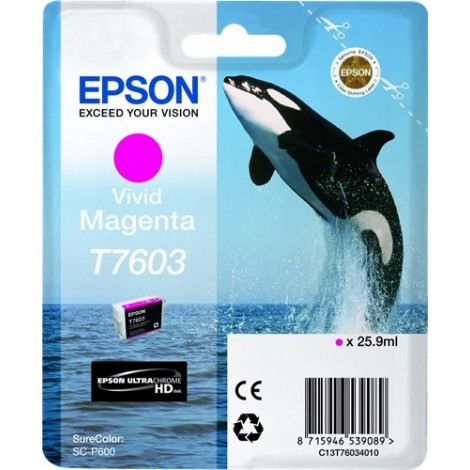 ORIGINAL EPSON T7603 Magenta - Orque - 25.9ml - 1.400 pages