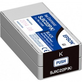 ORIGINAL EPSON SJIC22P / K (C33S020601) Noir