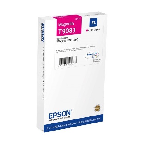 ORIGINAL EPSON T9083 XL Magenta (4000p) - 4 000 pages