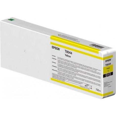 ORIGINAL Epson Cartouche d'encre Jaune C13T804400 T8044 700ml Ultrachrome HD, UltraChrome HDX