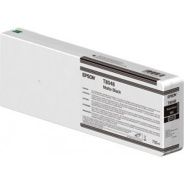 ORIGINAL Epson Cartouche d'encre Noir (mat) C13T804800 T8048 700ml Ultrachrome HD, UltraChrome HDX