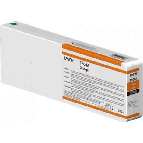 ORIGINAL Epson Cartouche d'encre Orange C13T804A00 T804A 700ml UltraChrome HDX