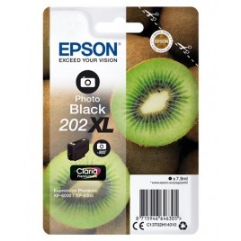 ORIGINAL EPSON 202XL Noir PHOTO - C13T02H14010 - Kiwi - 7.9ml - 800 pages