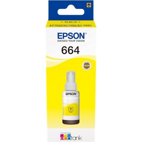 ORIGINAL EPSON 664 Jaune - C13T664440 - 70ml - 6 500 pages