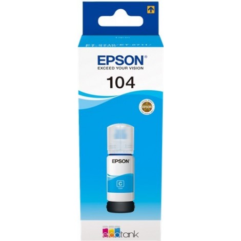 ORIGINAL EPSON 104 Cyan - C13T00P240 - 65ml - 7 500 pages