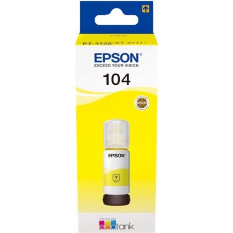 ORIGINAL EPSON 104 Jaune - C13T00P440 - 65ml - 7 500 pages