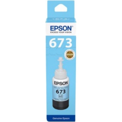 ORIGINAL EPSON 673 Cyan Claire - T6735 - C13T67354A - 70ml