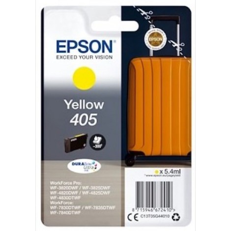 ORIGINAL EPSON 405 Jaune - T05G4 - Valise - 5.4ml - 300 pages