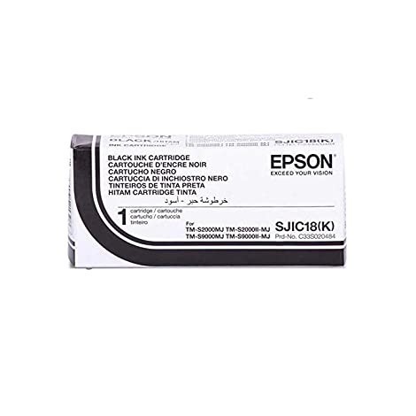 ORIGINAL EPSON SJIC18 (K) Noire - 38.5ml