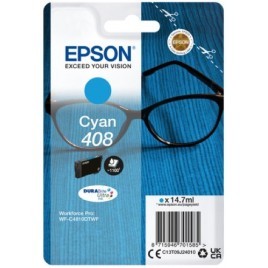 ORIGINAL EPSON 408 Cyan - T09J2 - Lunettes - 14.7ml - 1100 pages