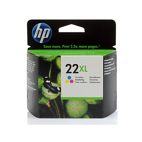 ORIGINAL HP 22 XL Couleurs C9352CE - 11ml - 415 pages