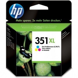 ORIGINAL HP 351 XL Couleurs CB338EE - 14ml - 580 pages