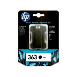 ORIGINAL HP 363 Noir C8721EE - 6ml - 410 pages