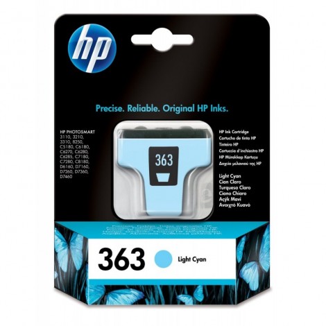 ORIGINAL HP 363 Cyan Clair C8774EE - 5.5ml - 220 photos