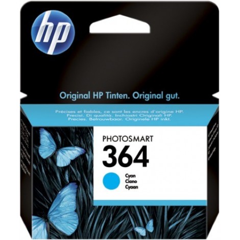 ORIGINAL HP 364 Cyan CB318EE - 3ml  - 300 pages