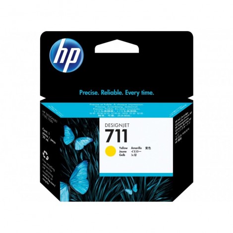 ORIGINAL HP 711 Jaune CZ132A - 29ml