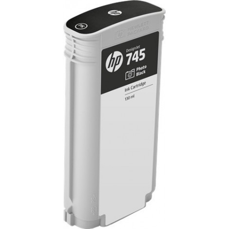 ORIGINAL HP 745 Noir Photo F9J98A