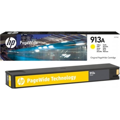 ORIGINAL HP 913A Jaune F6T79AE - 3 000 pages