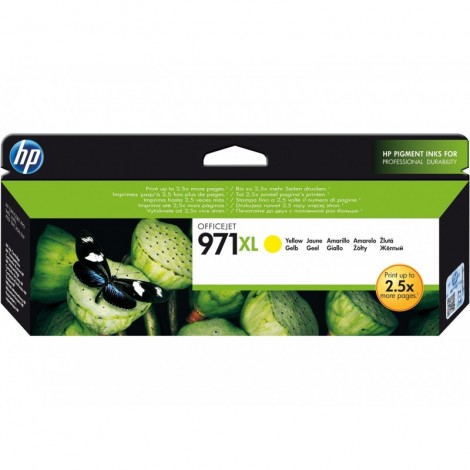 ORIGINAL HP 971 XL Jaune CN628AE - 80.5ml - 6.600 pages