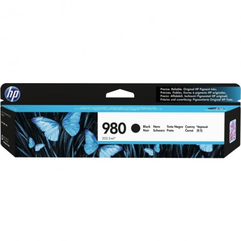 ORIGINAL HP 980 Noir D8J10A - 203.5ml - 10.000 pages