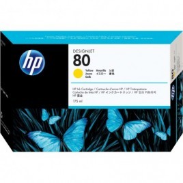 ORIGINAL HP 80 Jaune C4873A