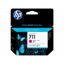 ORIGINAL HP 3x 711 Magenta CZ135A