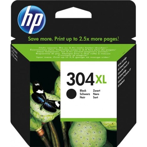 ORIGINAL HP 304 XL Noir N9K08AE - 5.5ml - 300 pages