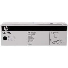 ORIGINAL HP Cartouche d'encre noir C6119A SPS 370ml TIJ 2.5 - HP 4500