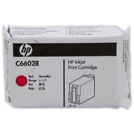 ORIGINAL HP Cartouche d'encre Rouge C6602R SPS 18ml TIJ 1.0-Cartouche d' encre