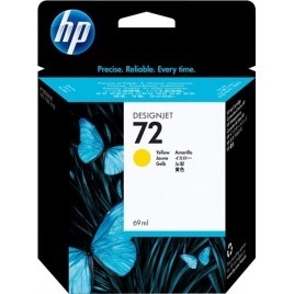 ORIGINAL HP Cartouche d'encre jaune C9400A 72 69ml