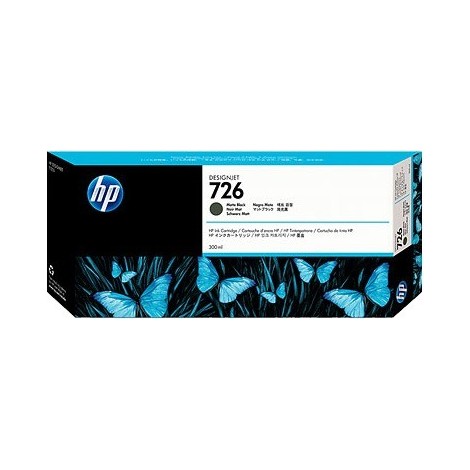 ORIGINAL HP Cartouche d'encre Noir(matt) CH575A 726 300ml