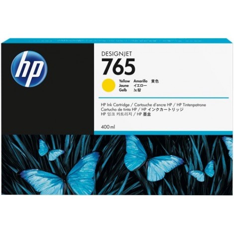 ORIGINAL HP Cartouche d'encre jaune F9J50A 765 400ml