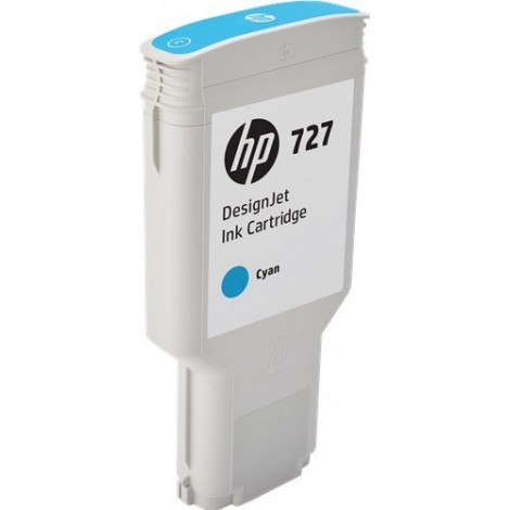 ORIGINAL HP Cartouche d'encre Cyan F9J76A 727 300ml