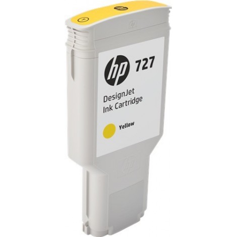 ORIGINAL HP Cartouche d'encre Jaune F9J78A 727 300ml