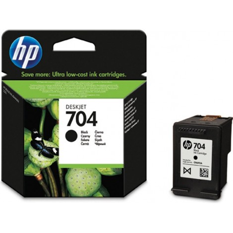 ORIGINAL HP 704 Noir CN692A - 8.5ml - 480 pages