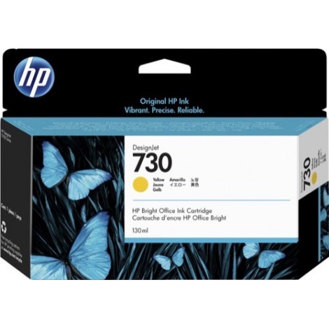 ORIGINAL HP 730 Jaune P2V64A - 130ml