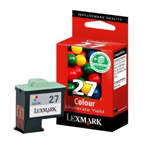 ORIGINAL LEXMARK N°27 Couleurs 10NX227E - 229 pages