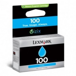 ORIGINAL LEXMARK N°100 Cyan 14N0900E - 200 pages