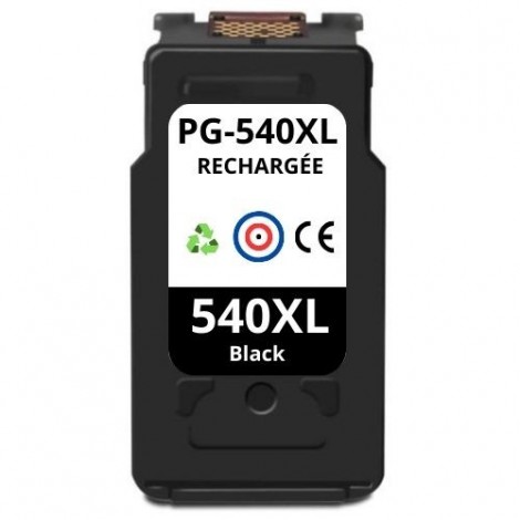 Recharge Canon PG-540XL BK Noir, Cartouche compatible CANON - 21ml