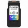 Recharge Canon CL-541XL Couleurs, Cartouche compatible CANON - 15ml