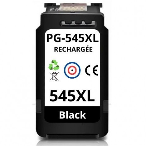 Recharge Canon PG-545XL BK Noir, Cartouche compatible CANON - 15ml