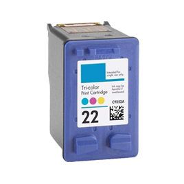 Recharge HP 22 XL Couleurs C9352A, Cartouche compatible HP - 16ml