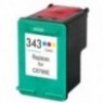 343 Couleurs C8766EE, Cartouche recyclée HP - 18ml