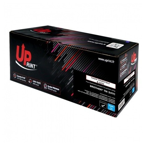 Toner Uprint B.247C Cyan Cartouche Toner TN-247C pour Laser Brother - 2300 pages