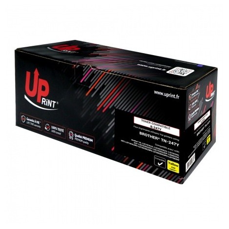 Toner Uprint B.247Y Jaune Cartouche Toner TN-247Y pour Laser Brother - 2300 pages